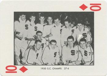 1973-74 NC State Wolfpack Playing Cards #10♦ 1950 S.C. Champs Front