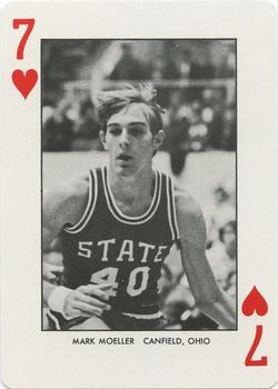 1973-74 NC State Wolfpack Playing Cards #7♥ Mark Moeller Front