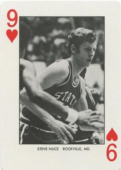 1973-74 NC State Wolfpack Playing Cards #9♥ Steve Nance Front