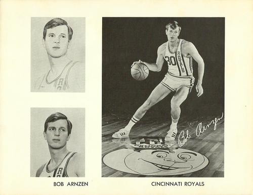 1970-71 Cincinnati Royals Team Issue 8x10 #NNO Bob Arnzen Front
