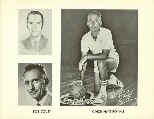 1970-71 Cincinnati Royals Team Issue #NNO Bob Cousy Front
