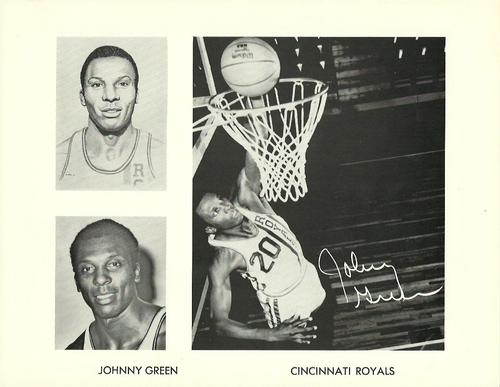 1970-71 Cincinnati Royals Team Issue 8x10 #NNO Johnny Green Front