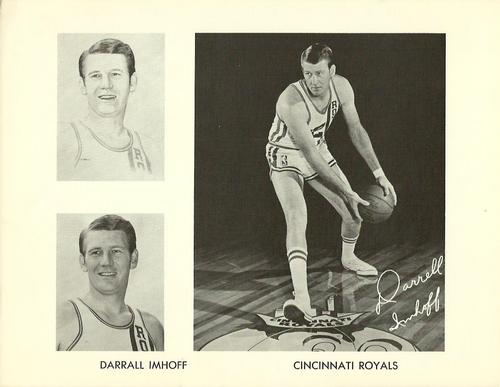 1970-71 Cincinnati Royals Team Issue 8x10 #NNO Darrall Imhoff Front