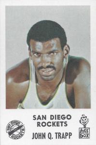 1968-69 Jack in the Box San Diego Rockets #NNO John Trapp Front