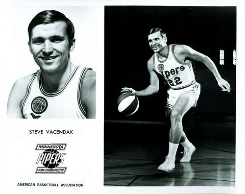 1968-69 Minnesota Pipers #7 Steve Vacendak Front