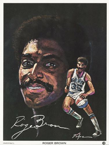 1971-72 Marathon Oil Indiana Pacers #NNO Roger Brown Front