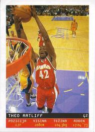 2002-03 Total Basketball Serbian Stickers #3 Theo Ratliff Front
