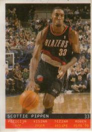 2002-03 Total Basketball Serbian Stickers #112 Scottie Pippen Front