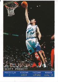 2002-03 Total Basketball Serbian Stickers #139 Scott Padgett Front