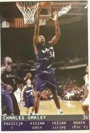 2002-03 Total Basketball Serbian Stickers #144 Charles Oakley Front