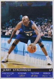 2002-03 Total Basketball Serbian Stickers #145 Jerry Stackhouse Front