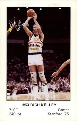 1982-83 Denver Nuggets Police #NNO Rich Kelley Front