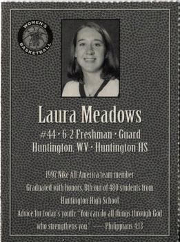 1997-98 Kentucky Wildcats Women #NNO Laura Meadows Back