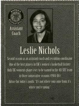 1997-98 Kentucky Wildcats Women #NNO Leslie Nichols Back