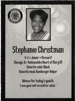 1999-00 Kentucky Wildcats Women #NNO Stephanie Christman Back