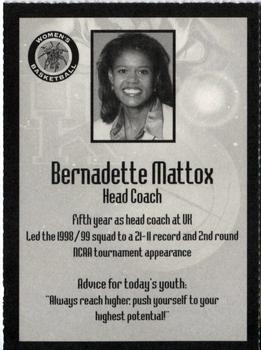 1999-00 Kentucky Wildcats Women #NNO Bernadette Mattox Back