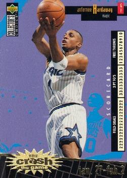 1996-97 Collector's Choice Italian - You Crash the Game Scoring Gold #C19 Anfernee Hardaway Front