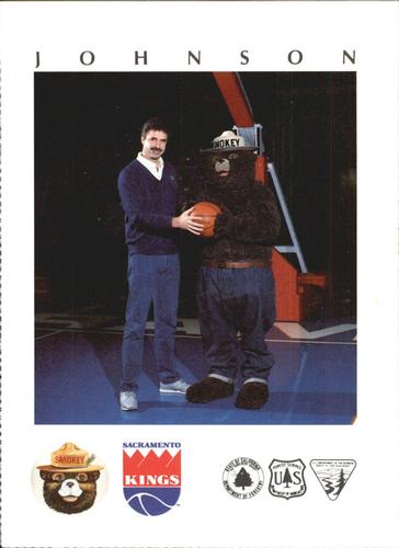 1985-86 Sacramento Kings Smokey #2 Phil Johnson Front