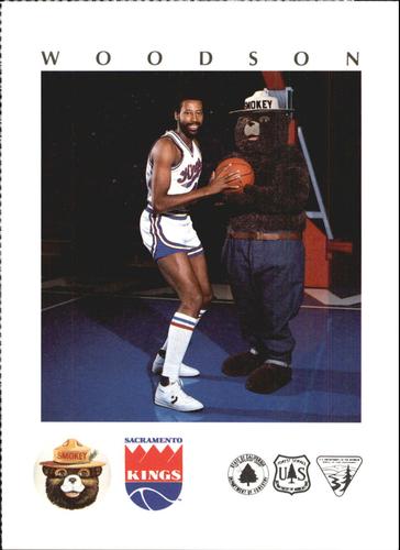 1985-86 Sacramento Kings Smokey #16 Mike Woodson Front