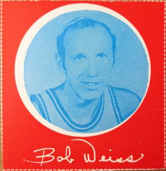 1970-71 Hawthorne Milk Chicago Bulls #NNO Bob Weiss Front