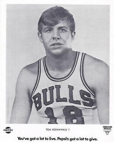 1969-70 Pepsi Chicago Bulls #NNO Tom Boerwinkle Front