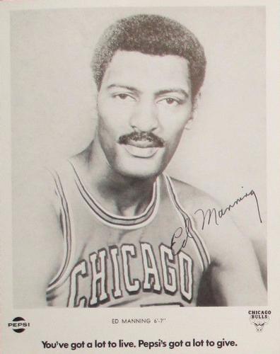 1969-70 Pepsi Chicago Bulls #NNO Ed Manning Front