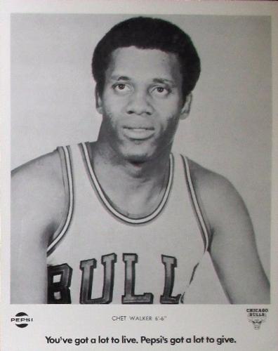 1969-70 Pepsi Chicago Bulls #NNO Chet Walker Front