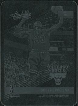 2015-16 Panini Absolute - Glass #10 Scottie Pippen Front