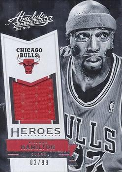 2015-16 Panini Absolute - Heroes Materials #11 Richard Hamilton Front