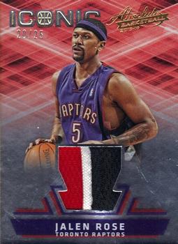 2015-16 Panini Absolute - Iconic Materials Prime #7 Jalen Rose Front