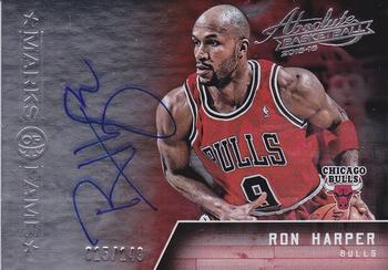 2015-16 Panini Absolute - Marks of Fame #MK-RHP Ron Harper Front