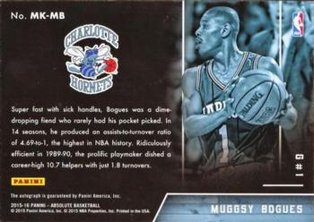 2015-16 Panini Absolute - Marks of Fame #MK-MB Muggsy Bogues Back