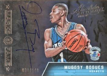 2015-16 Panini Absolute - Marks of Fame #MK-MB Muggsy Bogues Front