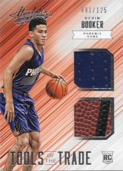 2015-16 Panini Absolute - Tools of the Trade Rookie Materials Dual #13 Devin Booker Front