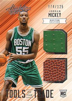 2015-16 Panini Absolute - Tools of the Trade Rookie Materials Dual #30 Jordan Mickey Front