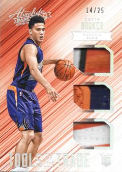 2015-16 Panini Absolute - Tools of the Trade Rookie Materials Trio Patch #13 Devin Booker Front