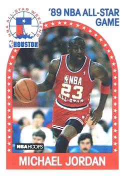 1989-90 Hoops All-Star Panels Perforated #21 Michael Jordan Front