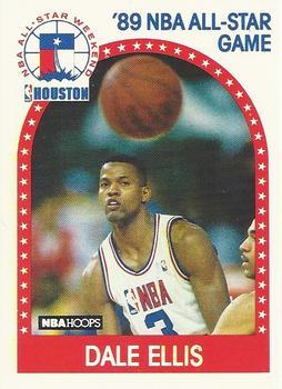 1989-90 Hoops All-Star Panels Perforated #43 Dale Ellis Front