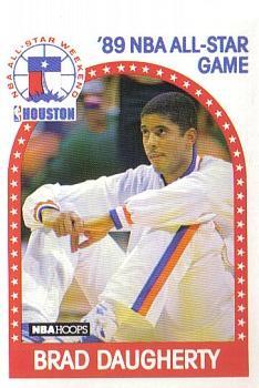 1989-90 Hoops All-Star Panels Perforated #48 Brad Daugherty Front