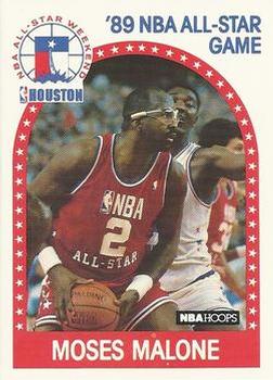1989-90 Hoops All-Star Panels Perforated #84 Moses Malone Front