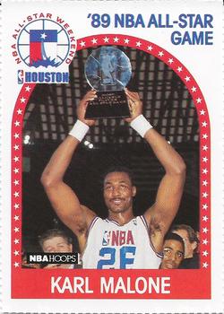 1989-90 Hoops All-Star Panels Perforated #116 Karl Malone Front