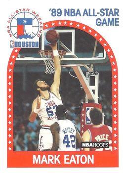 1989-90 Hoops All-Star Panels Perforated #174 Mark Eaton Front