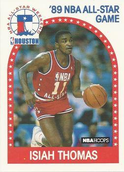 1989-90 Hoops All-Star Panels Perforated #177 Isiah Thomas Front