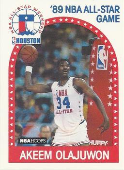 1989-90 Hoops All-Star Panels Perforated #178 Akeem Olajuwon Front