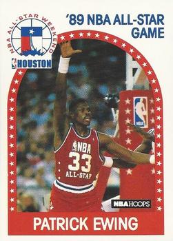 1989-90 Hoops All-Star Panels Perforated #NNO Patrick Ewing ( All-Star Game ) Front