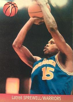 1995 Joan Basket Dominos NBA Greek #1 Latrell Sprewell Front