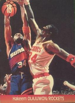1995 Joan Basket Dominos NBA Greek #19 Hakeem Olajuwon Front