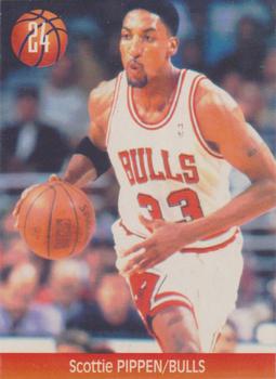 1995 Joan Basket Dominos NBA Greek #24 Scottie Pippen Front