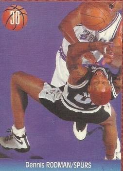 1995 Joan Basket Dominos NBA Greek #30 Dennis Rodman Front