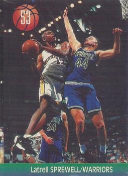 1995 Joan Basket Dominos NBA Greek #53 Latrell Sprewell Front